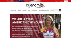 Desktop Screenshot of dyenomite.com